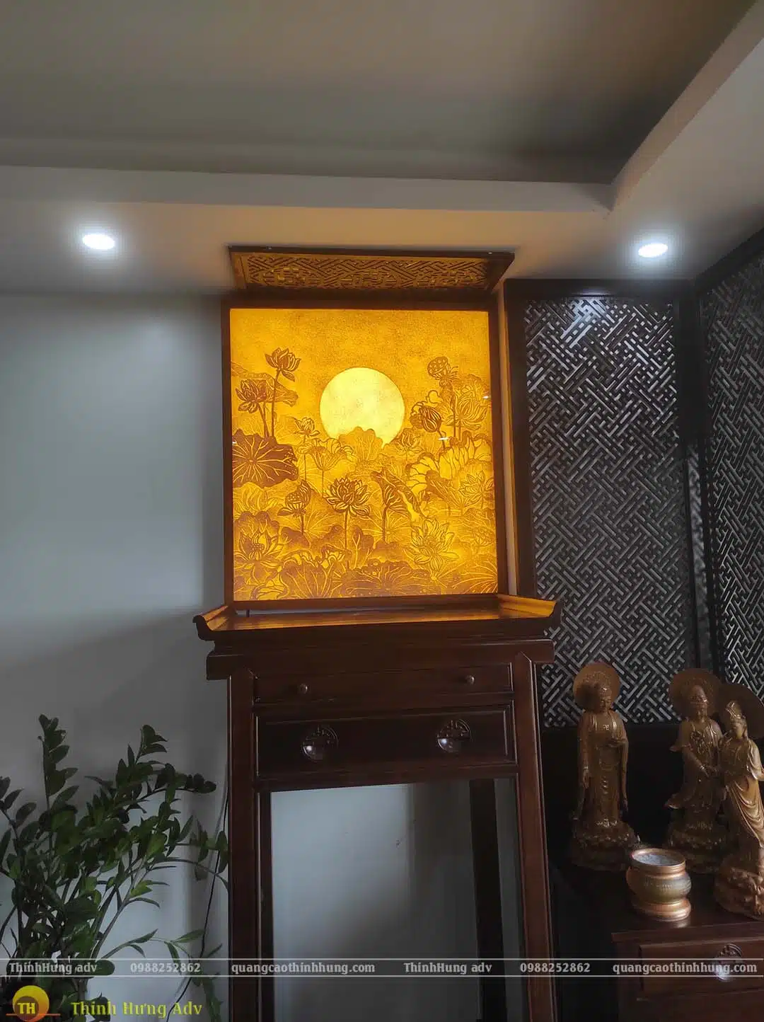 Tranh Cây Tùng Kết Hợp Chim Hạc - Ảnh 2