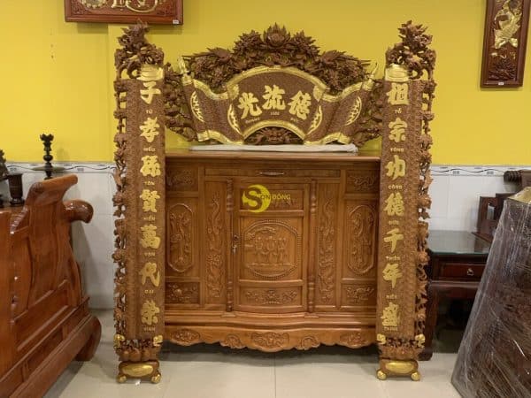 CUỐN THƯ CÂU ĐỐI BẰNG GỖ