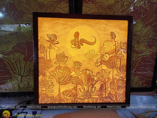 Tranh Trúc Chỉ Chữ An