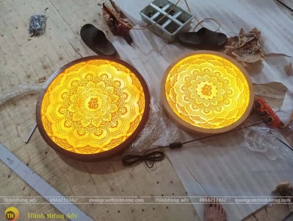 Tranh Trúc Chỉ ManDaLa Tròn