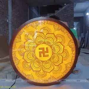 Tranh Trúc Chỉ Madala Chữ Vạn