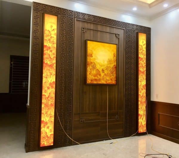 tranh trúc chỉ in uv